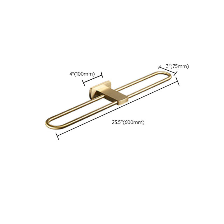 Lisslune | Traditional Golden Bath Accessories Set Brass Bathroom Accessories Kit