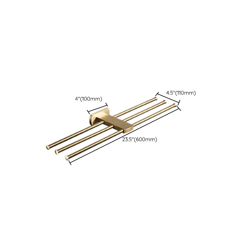 Lisslune | Traditional Golden Bath Accessories Set Brass Bathroom Accessories Kit