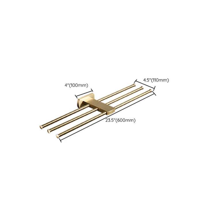 Lisslune | Traditional Golden Bath Accessories Set Brass Bathroom Accessories Kit