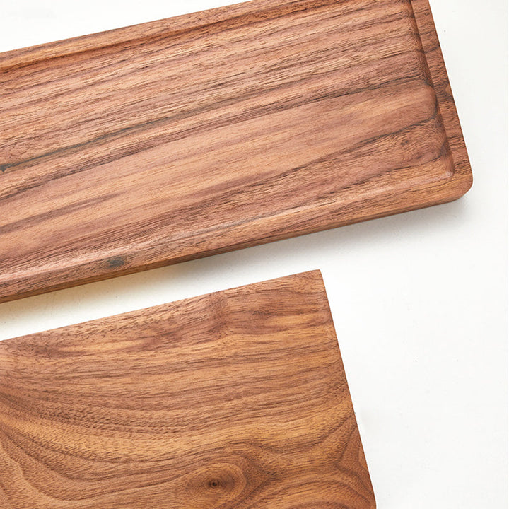 Lisslune | Wood and Aluminum Bath Accessory Set Black Bathroom Accessory Kit