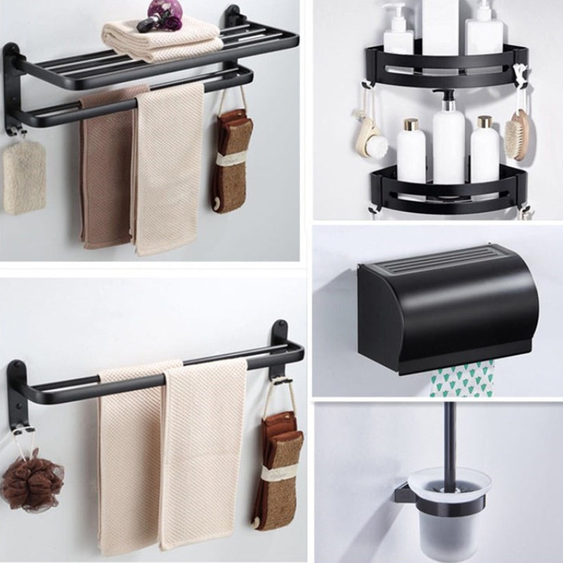 Lisslune | Modern Bathroom Hardware Toilet Paper Holder Bathroom Shelf Bathroom Accessories Set