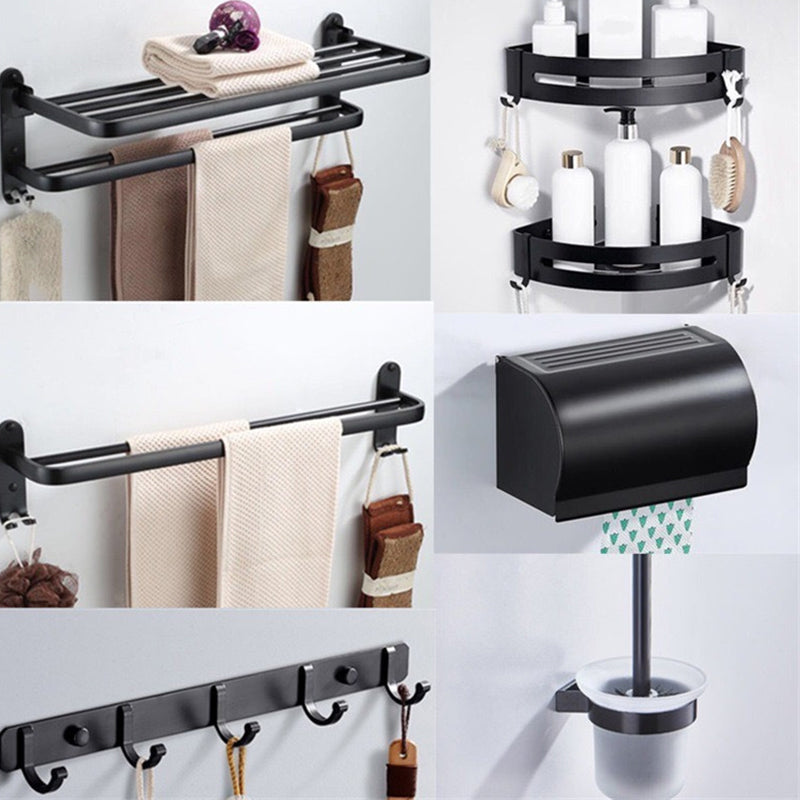 Lisslune | Modern Bathroom Hardware Toilet Paper Holder Bathroom Shelf Bathroom Accessories Set