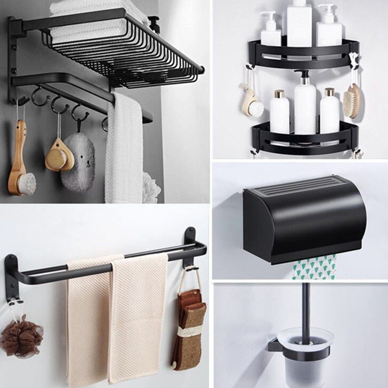 Lisslune | Modern Bathroom Hardware Toilet Paper Holder Bathroom Shelf Bathroom Accessories Set