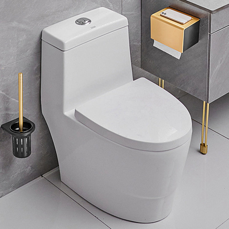 Lisslune | Contemporary Bath Accessories Set Black & Golden Bath Shelf/Towel Bar