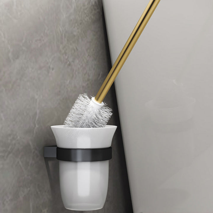 Lisslune | Black & Brass Bathroom Set Modern Style Bathroom Accessories As Individual Piece Or As Set