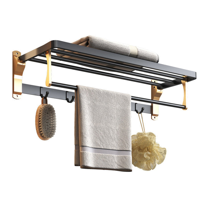 Lisslune | Black & Brass Bathroom Set Modern Style Bathroom Accessories As Individual Piece Or As Set