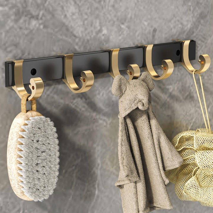 Lisslune | Black & Brass Bathroom Set Modern Style Bathroom Accessories As Individual Piece Or As Set