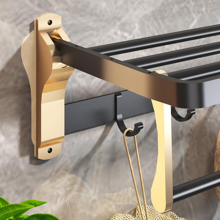 Lisslune | Black & Brass Bathroom Set Modern Style Bathroom Accessories As Individual Piece Or As Set
