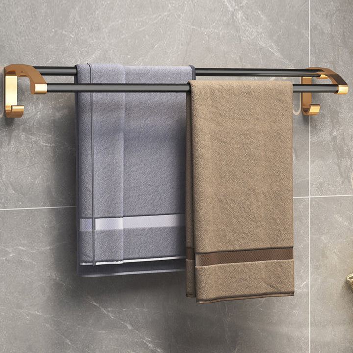 Lisslune | Black & Brass Bathroom Set Modern Style Bathroom Accessories As Individual Piece Or As Set