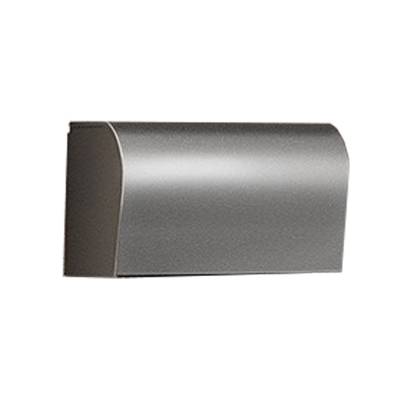 Lisslune | Gray contemporary bathroom accessory set Bathroom shelf/towel holder & bathrobe hook incl.