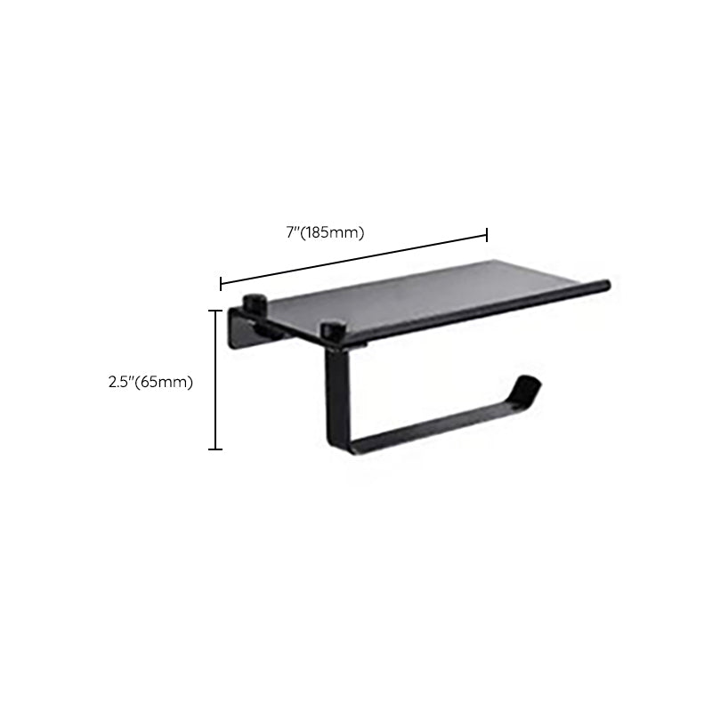 Lisslune | Modern Bathroom Accessories Set Towel Holder Black Soap Dish Bath Accessories Set