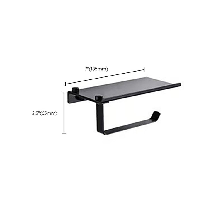 Lisslune | Modern Bathroom Accessories Set Towel Holder Black Soap Dish Bath Accessories Set