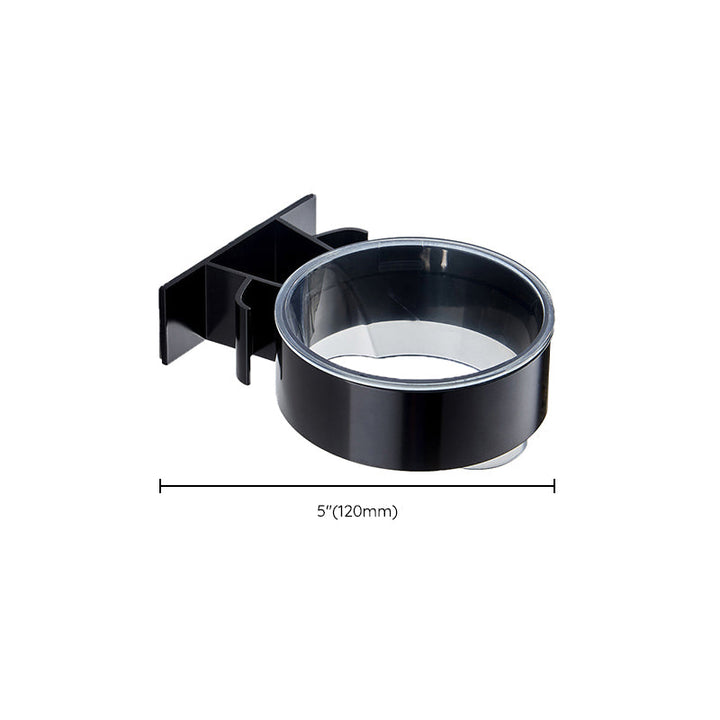 Lisslune | Modern Bathroom Accessories Set Towel Holder Black Soap Dish Bath Accessories Set