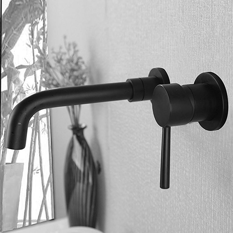 Lisslune | Wall-mounted faucet Glam Style sink bathroom faucet with lever handle