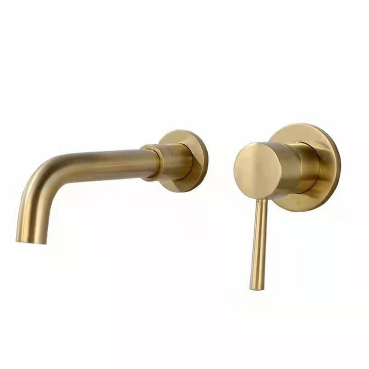 Lisslune | Wall-mounted faucet Glam Style sink bathroom faucet with lever handle