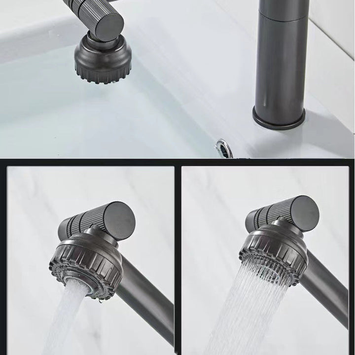 Lisslune | Vessel Sink Faucet Glam Style Single Lever Bathroom Mixer