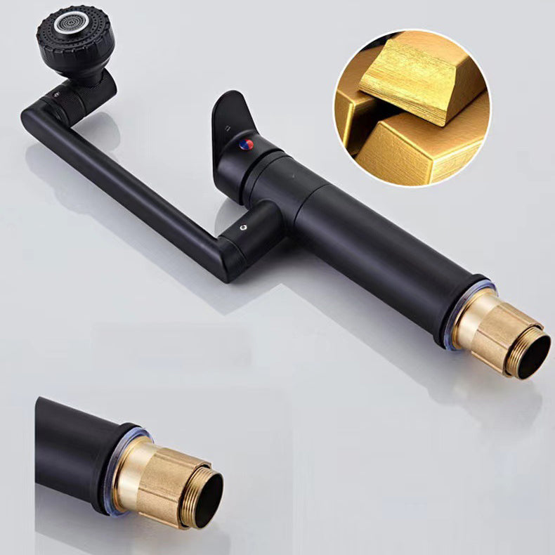 Lisslune | Vessel Sink Faucet Glam Style Single Lever Bathroom Mixer