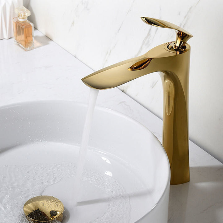 Lisslune | Glam Style Faucet Single Lever Operation Sink Basin Bathroom Faucet