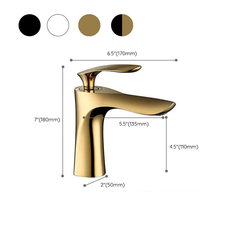 Lisslune | Glam Style Faucet Single Lever Operation Sink Basin Bathroom Faucet