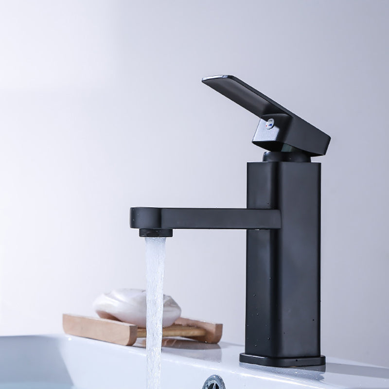 Lisslune | Industrial Bathroom Faucet Stainless Steel Lever Handles with Water Hose Sink Faucet