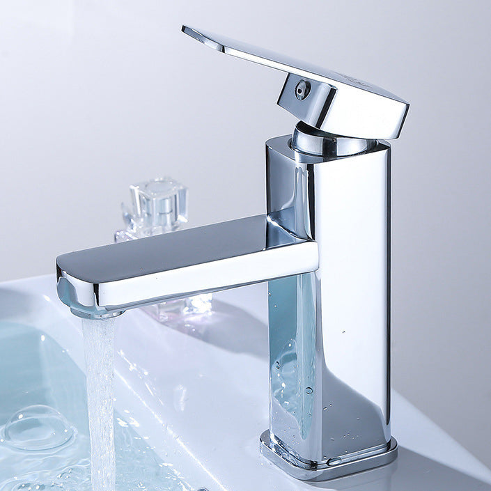 Lisslune | Industrial Bathroom Faucet Stainless Steel Lever Handles with Water Hose Sink Faucet