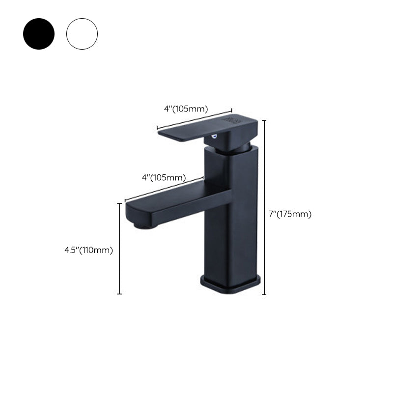 Lisslune | Industrial Bathroom Faucet Stainless Steel Lever Handles with Water Hose Sink Faucet