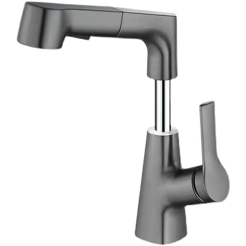 Lisslune | Modern centerset faucet with single lever handle for countertop washbasin bathroom fixture