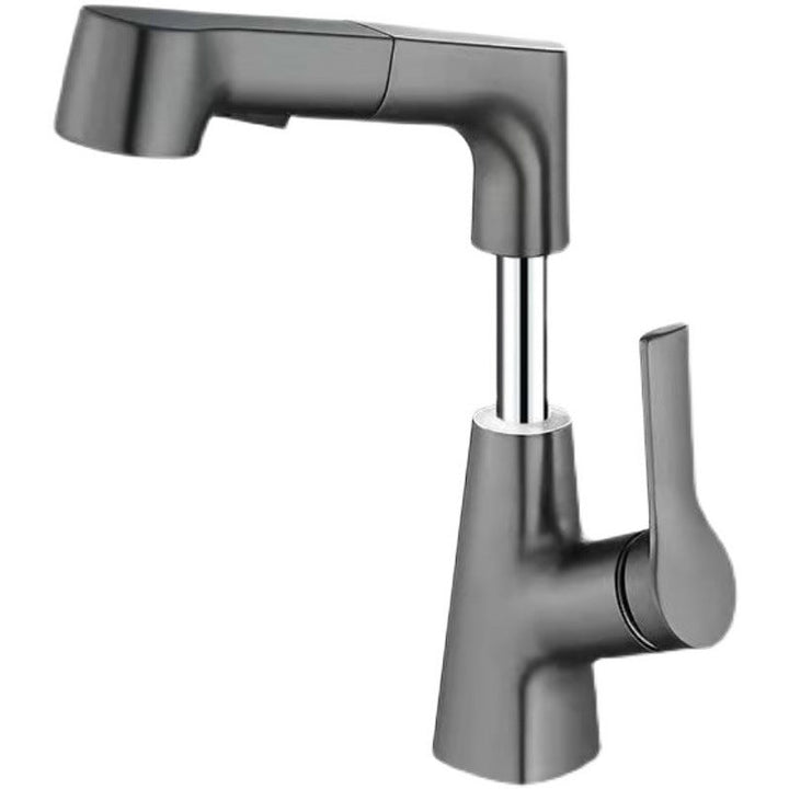 Lisslune | Modern centerset faucet with single lever handle for countertop washbasin bathroom fixture