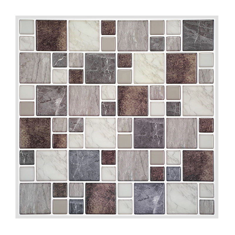 Lisslune | Wall tile paste Wallpaper Floral check pattern Wallpaper tile