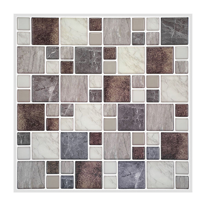 Lisslune | Wall tile paste Wallpaper Floral check pattern Wallpaper tile