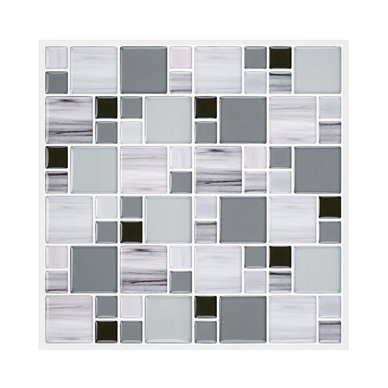 Lisslune | Wall tile paste Wallpaper Floral check pattern Wallpaper tile