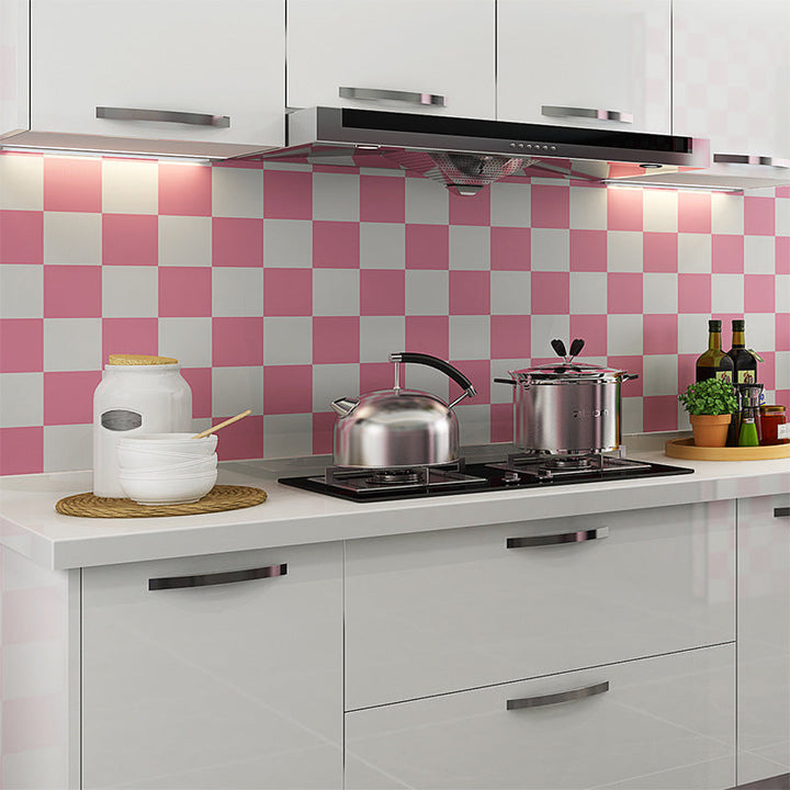 Lisslune | Bathroom Wall Floor Tile Waterproof Geometric Pattern Floor Wallpaper