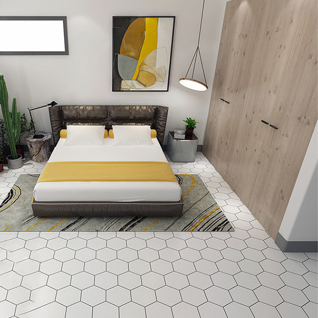 Lisslune | Bathroom Wall Floor Tile Waterproof Geometric Pattern Floor Wallpaper