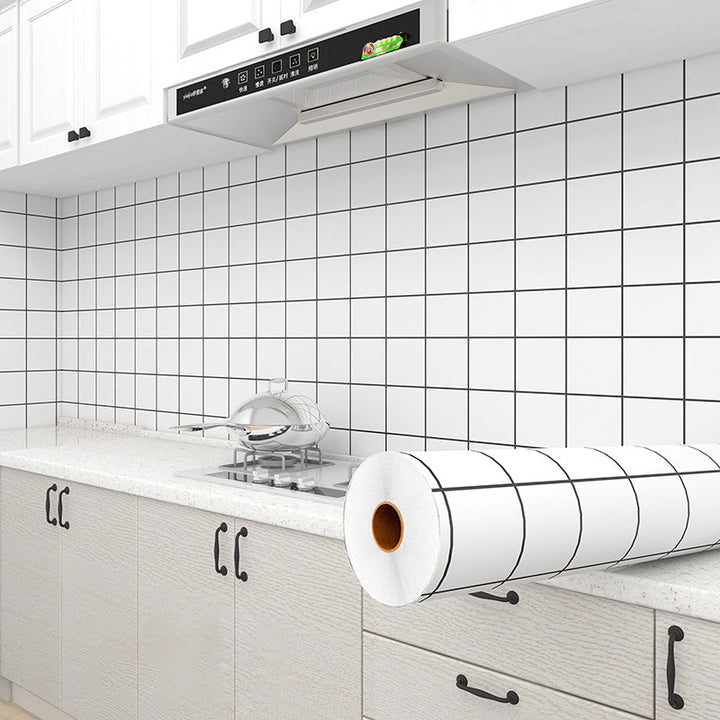 Lisslune | Modern Peel and Stick Wallpaper Smooth Removable and Adhesive Background Tiles for the Kitchen