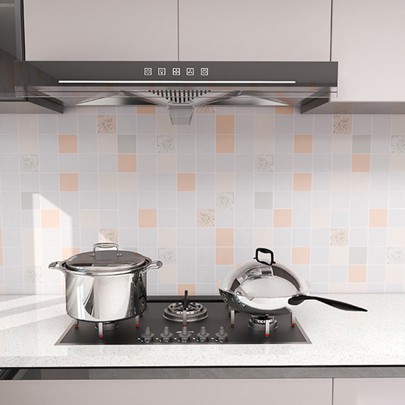 Lisslune | Modern Peel and Stick Wallpaper Smooth Removable and Adhesive Background Tiles for the Kitchen