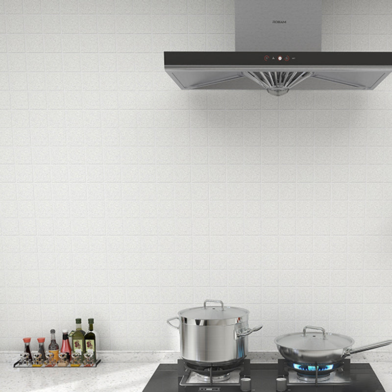 Lisslune | Modern Peel and Stick Wallpaper Smooth Removable and Adhesive Background Tiles for the Kitchen