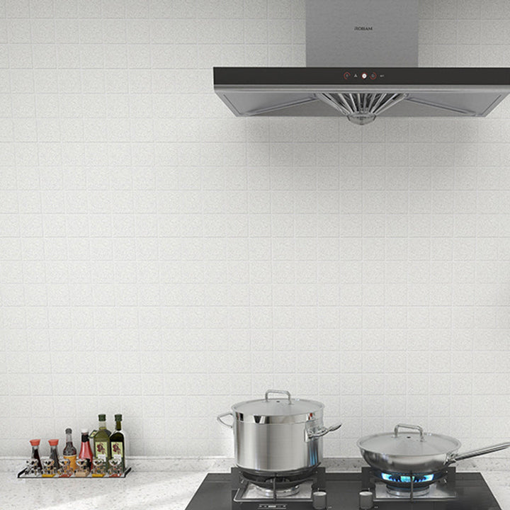 Lisslune | Modern Peel and Stick Wallpaper Smooth Removable and Adhesive Background Tiles for the Kitchen