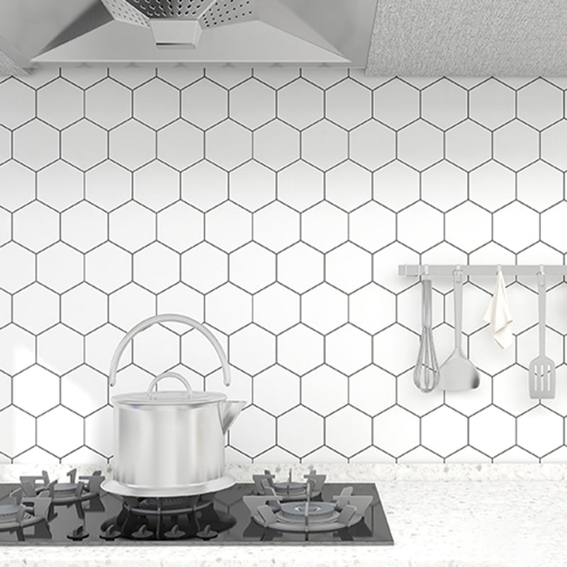 Lisslune | Modern Peel and Stick Wallpaper Smooth Removable and Adhesive Background Tiles for the Kitchen