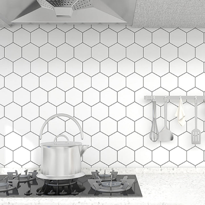 Lisslune | Modern Peel and Stick Wallpaper Smooth Removable and Adhesive Background Tiles for the Kitchen