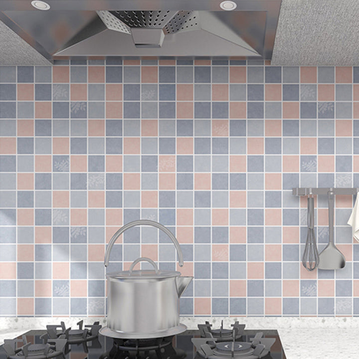 Lisslune | Modern Peel and Stick Wallpaper Smooth Removable and Adhesive Background Tiles for the Kitchen