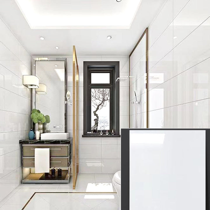 Lisslune | Modern Peel and Stick Back Wall Tiles Rectangular Home Depot Peel and Stick Tiles