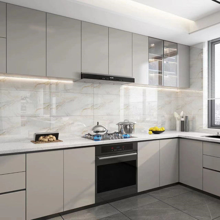 Lisslune | Modern Peel and Stick Backsplash Tiles Rectangular Home Depot Peel and Stick Tiles