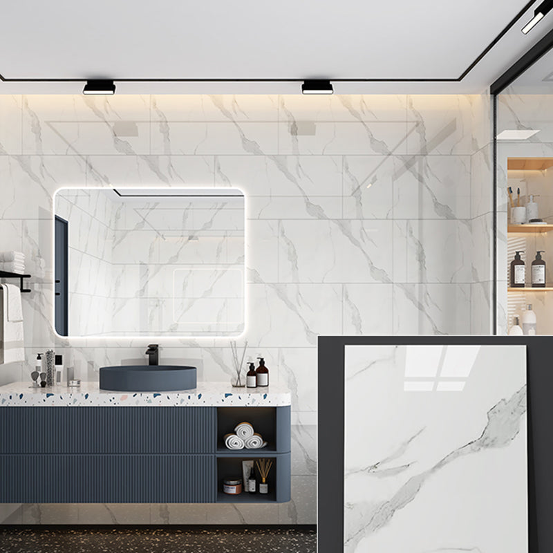 Lisslune | Modern Peel and Stick Backsplash Tiles Rectangular Home Depot Peel and Stick Tiles