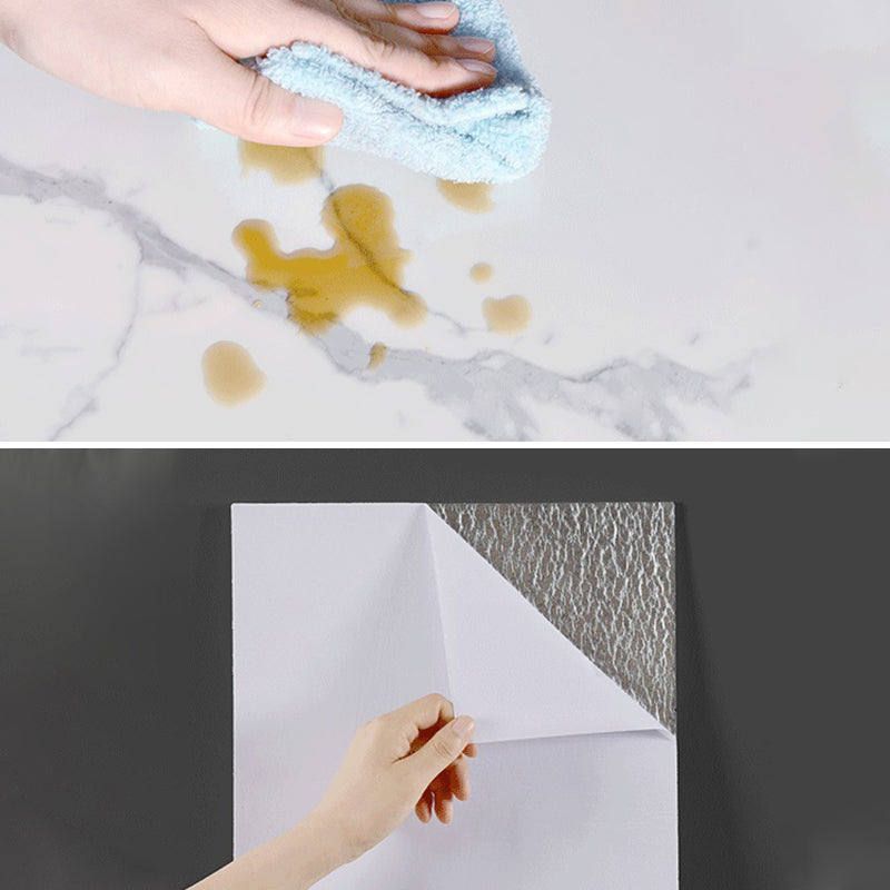 Lisslune | Modern Peel and Stick Backsplash Tiles Rectangular Home Depot Peel and Stick Tiles