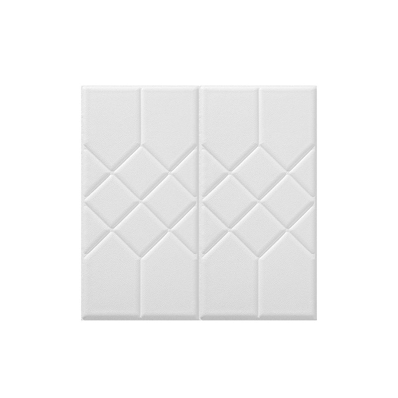 Lisslune | Modern PVC Cap Verflooring Smooth Wall Interior 3D Living Room Board Set of 2