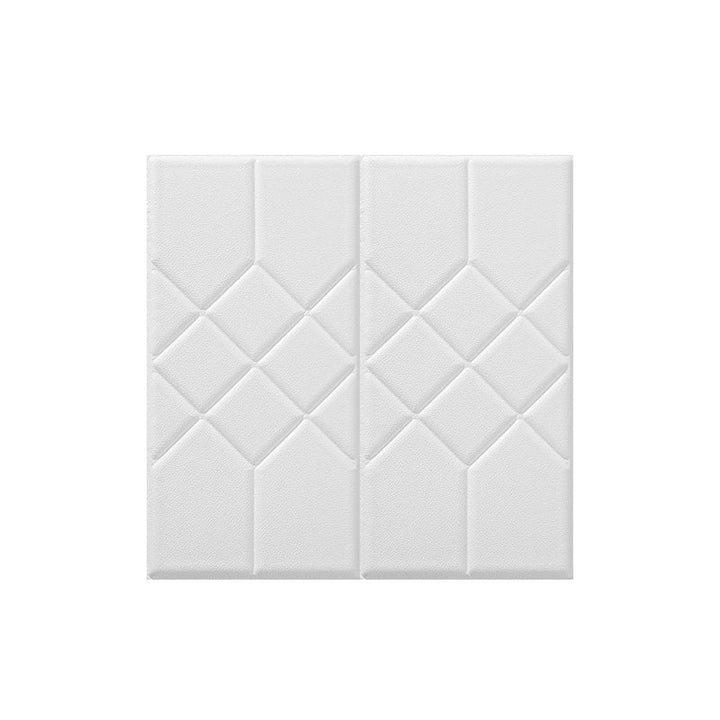 Lisslune | Modern PVC Cap Verflooring Smooth Wall Interior 3D Living Room Board Set of 2