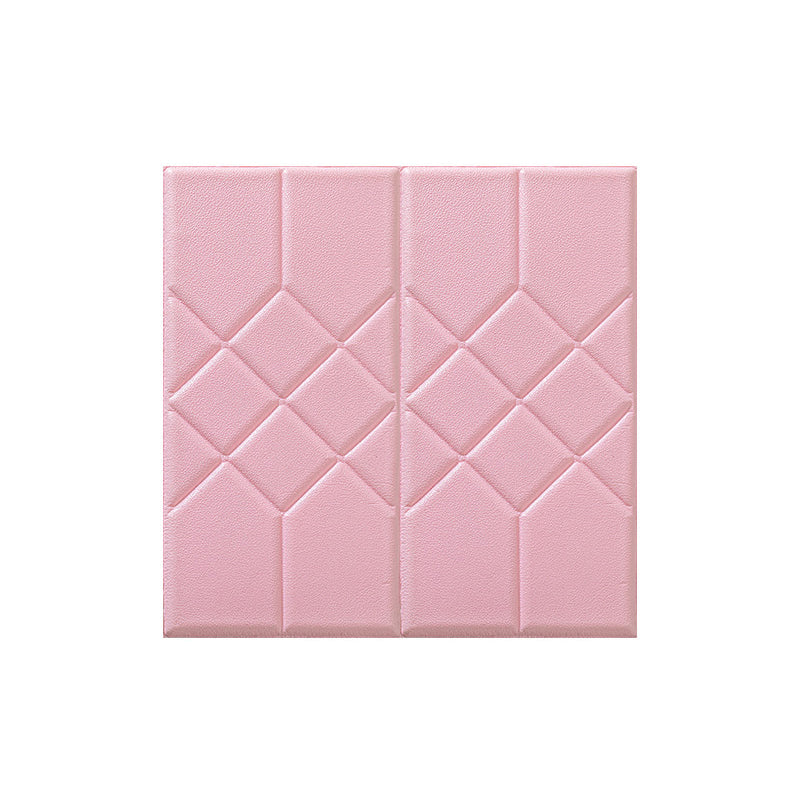 Lisslune | Modern PVC Cap Verflooring Smooth Wall Interior 3D Living Room Board Set of 2