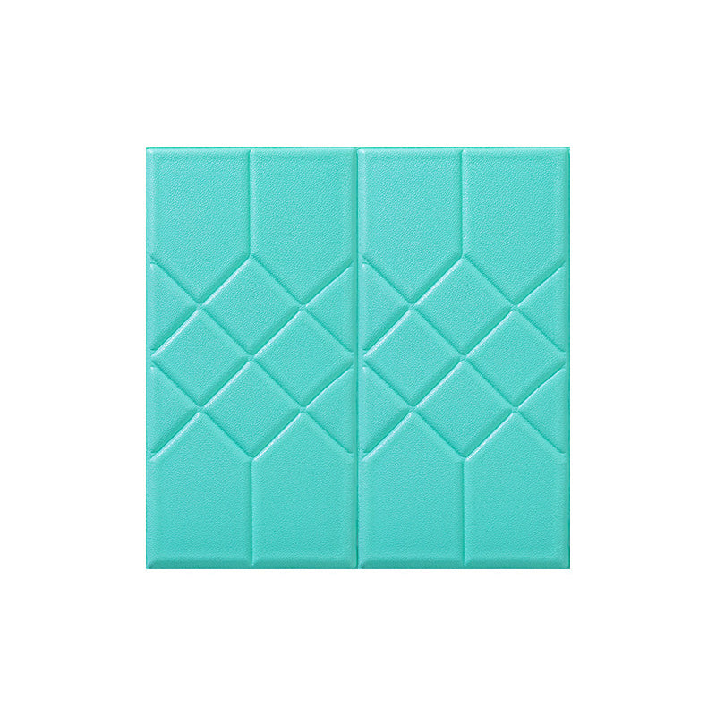 Lisslune | Modern PVC Cap Verflooring Smooth Wall Interior 3D Living Room Board Set of 2