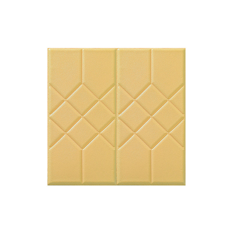 Lisslune | Modern PVC Cap Verflooring Smooth Wall Interior 3D Living Room Board Set of 2