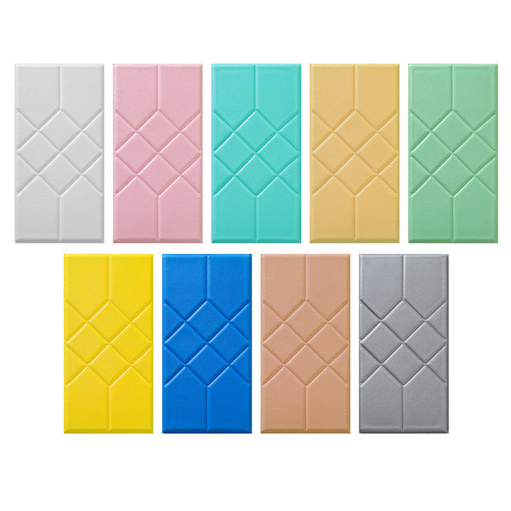 Lisslune | Modern PVC Cap Verflooring Smooth Wall Interior 3D Living Room Board Set of 2